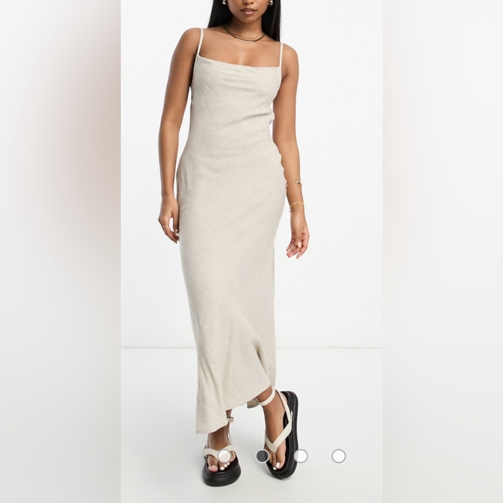 ASOS Cream Maxi Dress